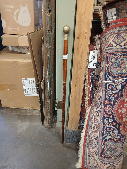 BRASS TOP HANDLE CANE