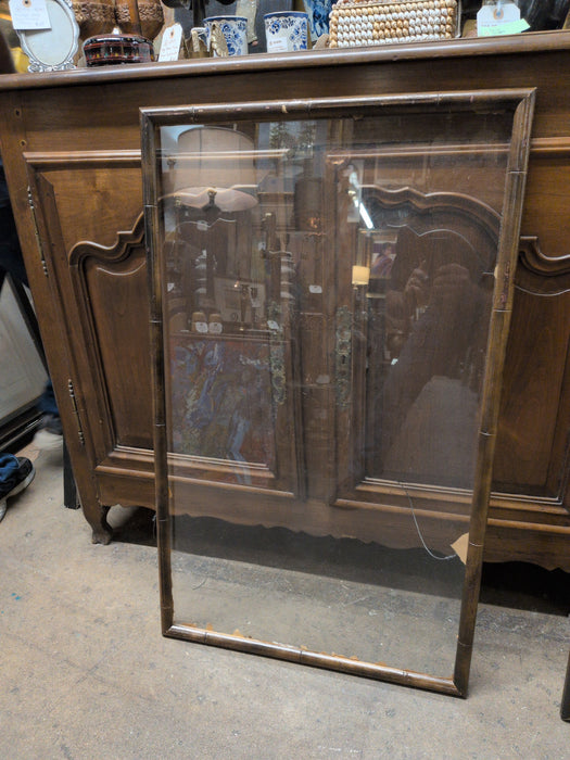THIN ROUNDED OAK FRAME WITH GLASS