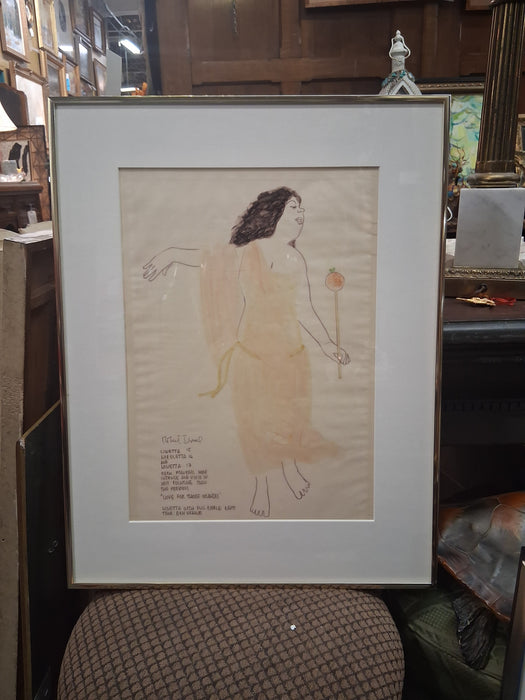 DRAWING OF A PRINCESS BY ROBERT ISREAL