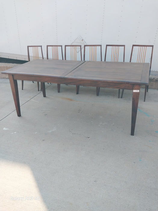 PINE TAPER LEG DRAW LEAF TABLE