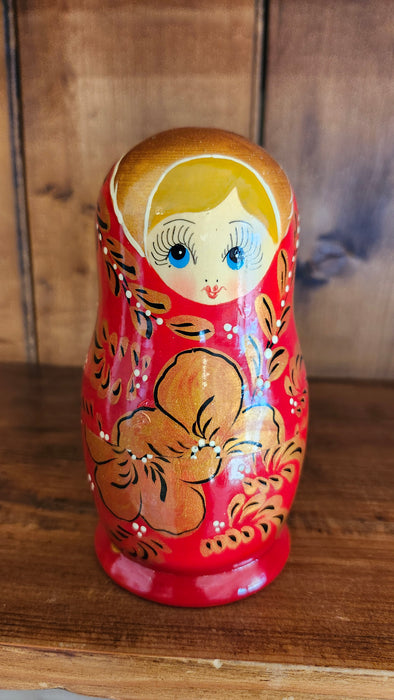 RUSSIAN PAINTED LADY STACKING BOXES