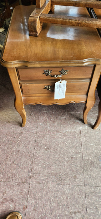 VINTAGE PAIR OF COUNTRY FRENCH END TABLES