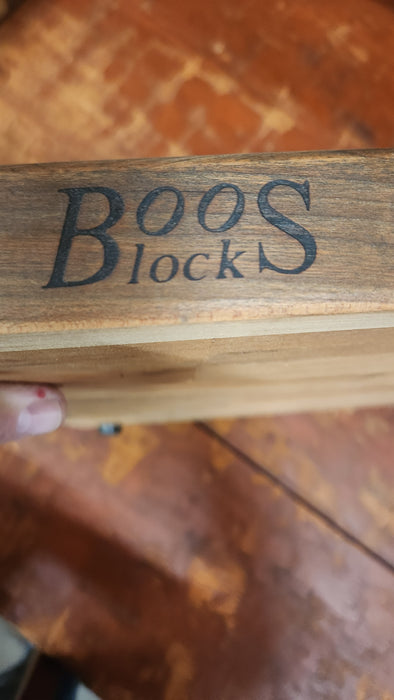 LARGE VINTAGE BOOS BOARD CHERRY CUTTING BOARD