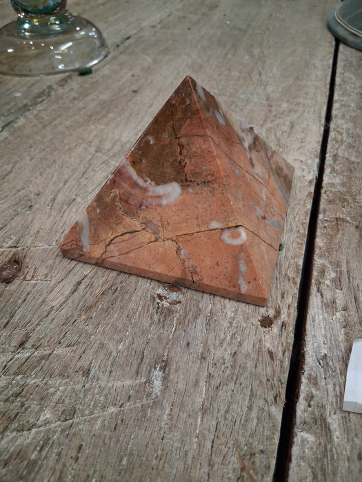 MARBLE PYRAMID PAPERWEIGHT
