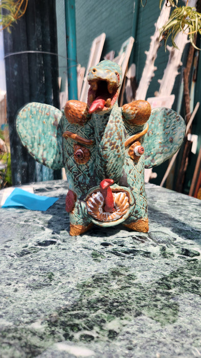 GROTESQUE POTTERY PLATTER