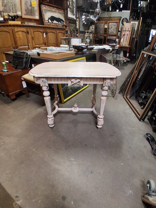 LOUIS XVI PAINTED WHITE OCCASIONAL TABLE