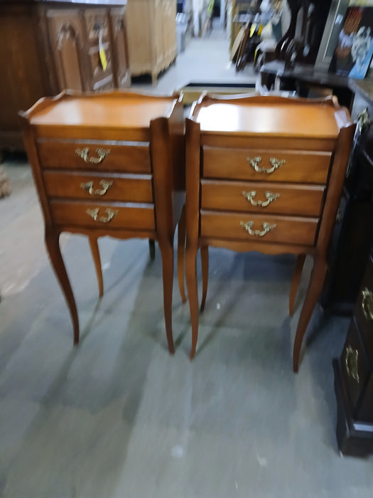 PAIR OF LOUIS XV CHERRY SIDES CHESTS