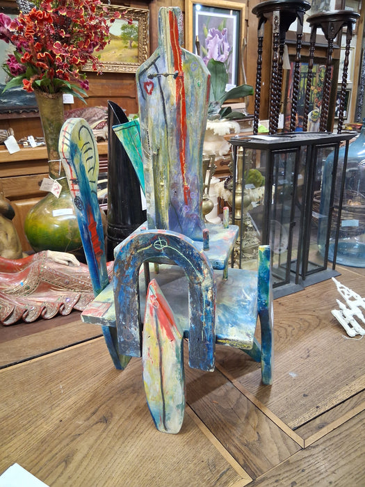 WEIRD WOOD ART SCULPTURE