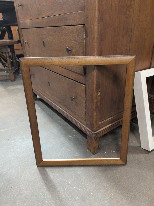 SMALL MODERN NATURAL BLEACHED  WOOD FRAME