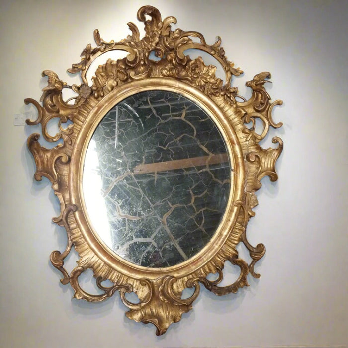 ROCOCO GILT FRAMED MIRROR