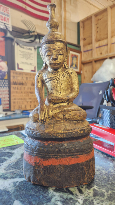 EARLY GILTWOOD CALLING EARTH TO WITNESS BUDDHA