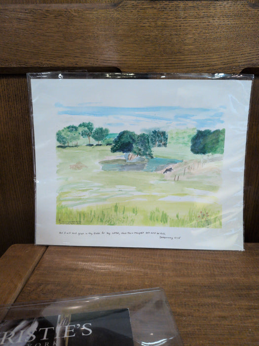ORIGINAL DEUTERONOMY WATERCOLOR BY AMY ISHMAEL