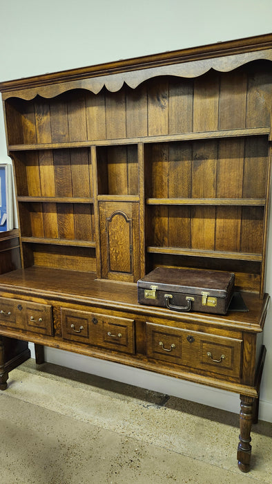 BENCH MADE OAK WELCH CUPBOARD