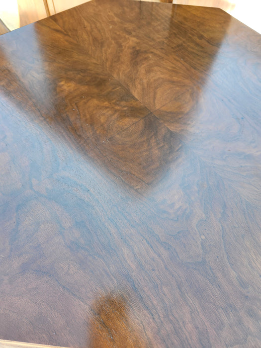 OCTAGONAL WALNUT AMERICAN OCASSIONAL TABLE