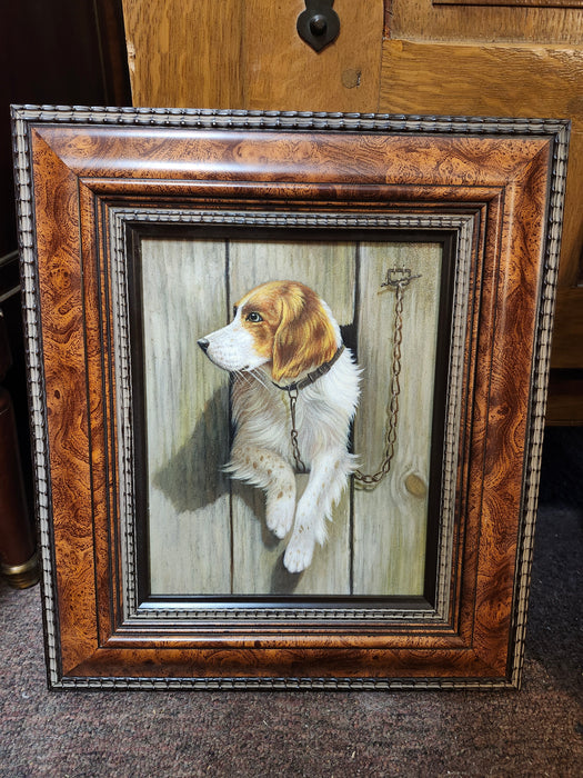 SMALL FRAMED  DOG GICLEE