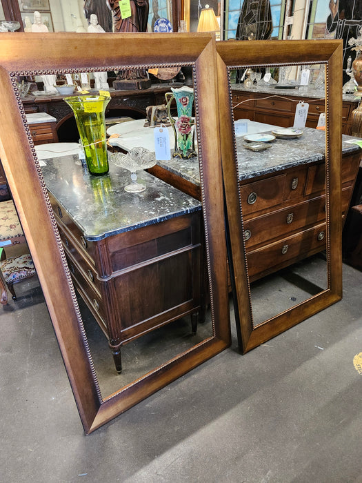 PAIR LARGE COPPER/GOLD FRAMES