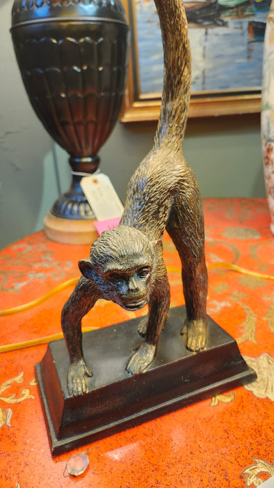PAIR OF MONKEY LAMPS WITH SHADES