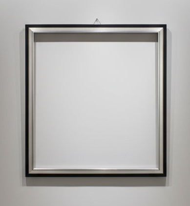 LARGE SILVER FRAME WITH BLACK FILET