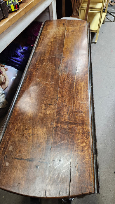SHALLOW DROP LEAF OAK WAKE TABLE