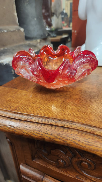 SMALL RED MURANO GLASS