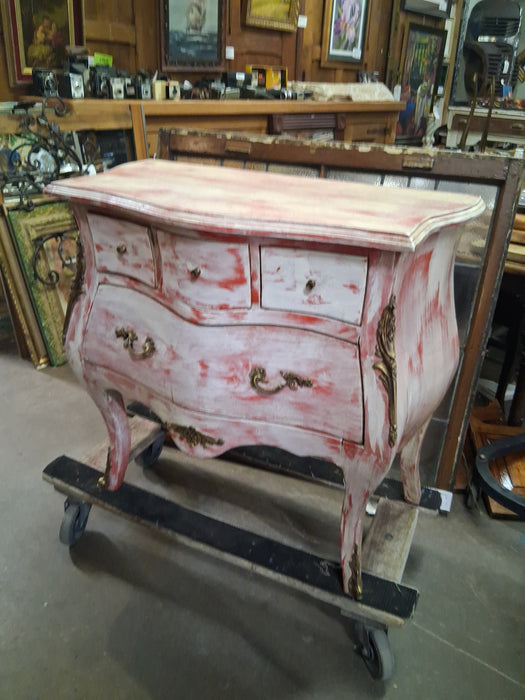 SMALL PAINTED BOMBAY CHEST