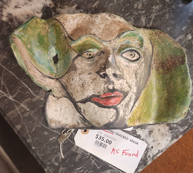 AS FOUND CRACKED  MASK