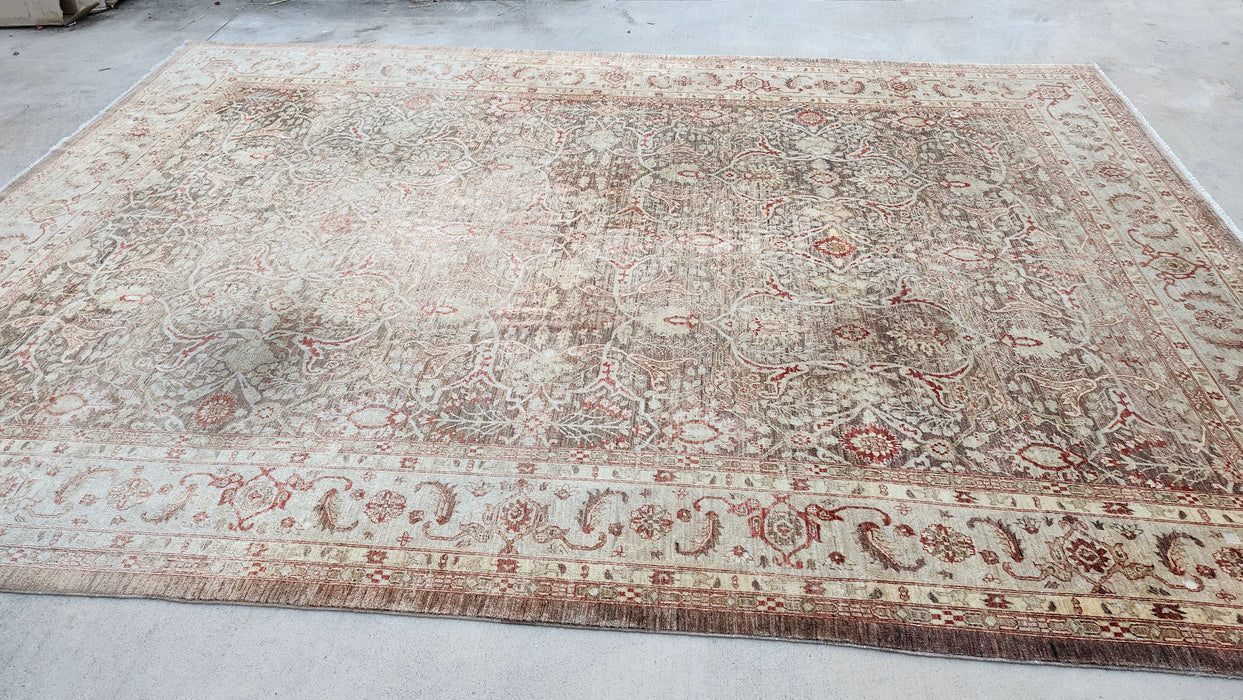 LARGE AREA RUG HAS SOME WEAR