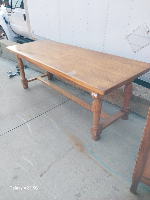PEGGED OAK FARM TABLE