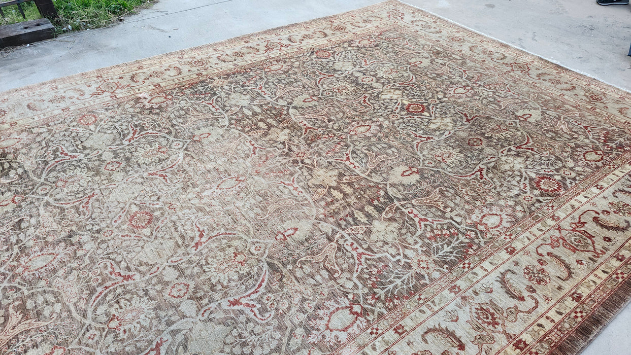 LARGE AREA RUG HAS SOME WEAR