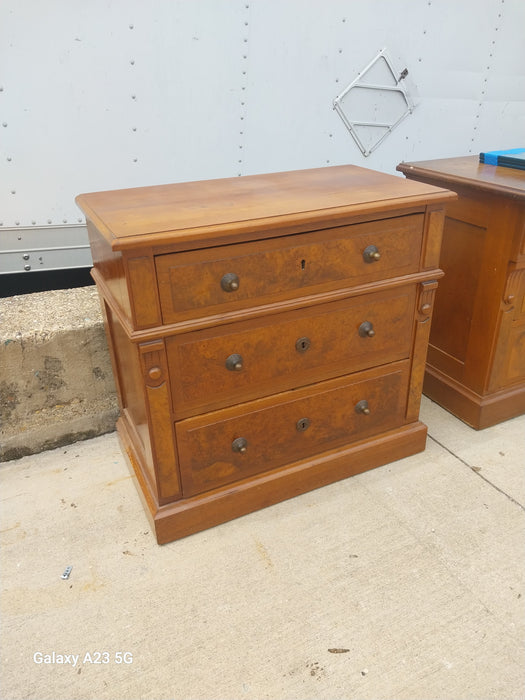 SMALL 3 DRAWER VICTORIAN CHEST