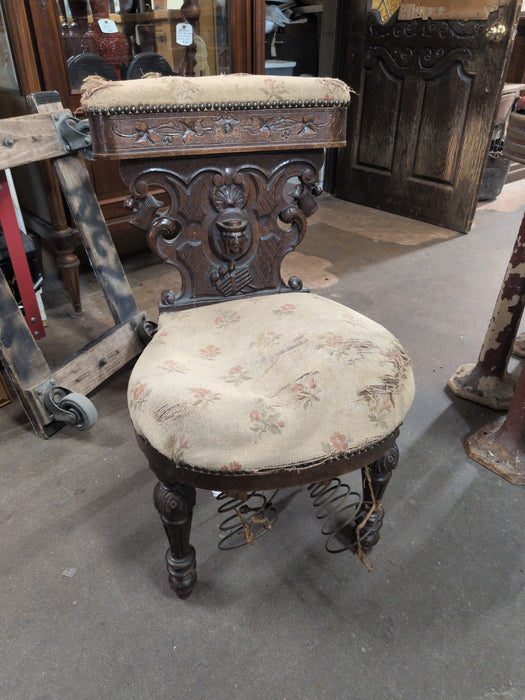 19TH CENTURY FRENCH SMOKERS CHAIR AS FOUND
