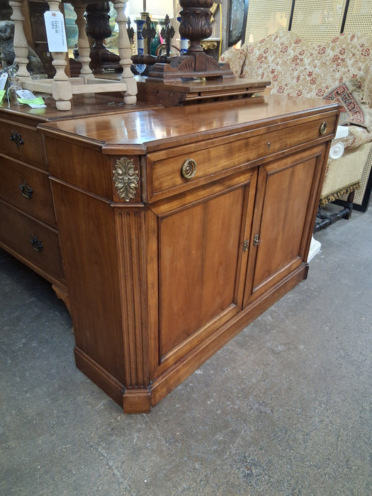 LOUIS XVI CHERRY CONSOLE CABINET