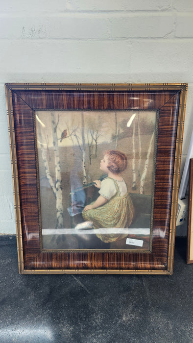 FRAMED PRINT OF LITTLE GIRL
