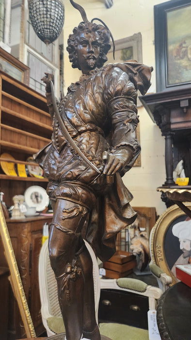 LARGE SPELTER STATUE