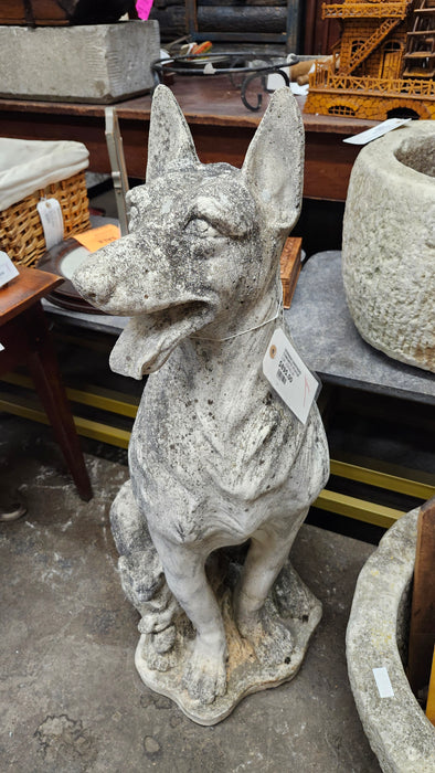 GERMAN SHEPHERD CONCRETE STATUE