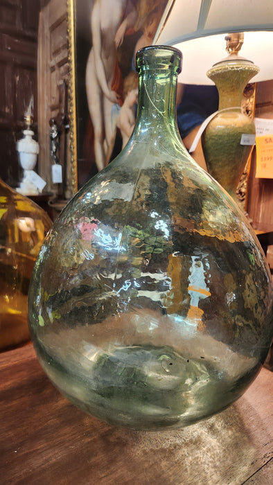 MEDIUM PALE BLUE WINE BOTTLE