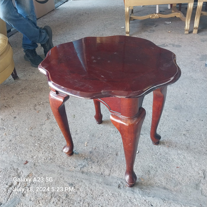 QUEEN ANNE STYLE SIDE TABLE- NOT OLD