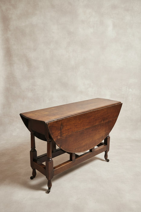 SHALLOW DROP LEAF OAK WAKE TABLE