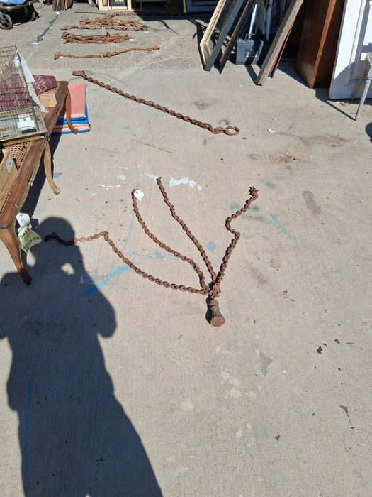 4 PIECE 45" CHAIN  WITH TASSEL END