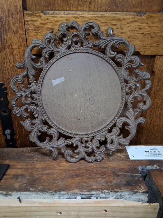 CAST IRON PLATES WITH PIERCED EDGES EACH