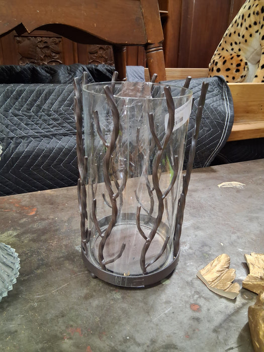 IRON CYLINDER TREE VASE