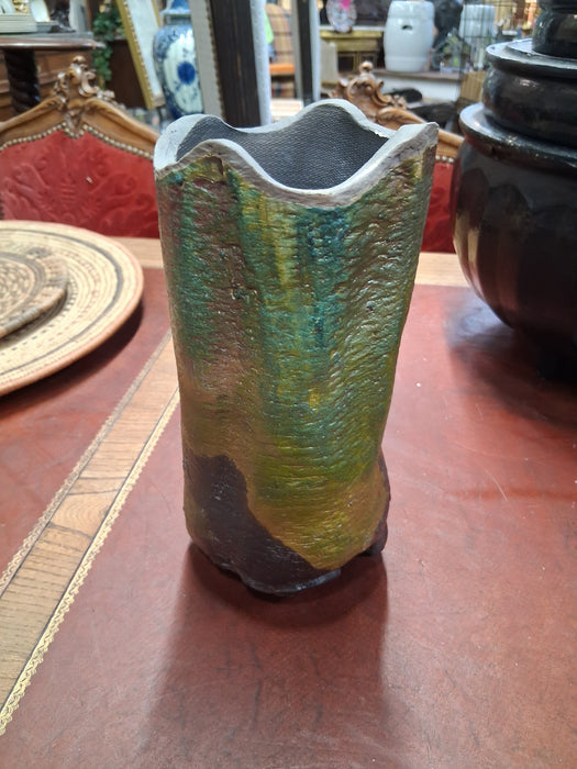 FREEFORM POTTERY VASE