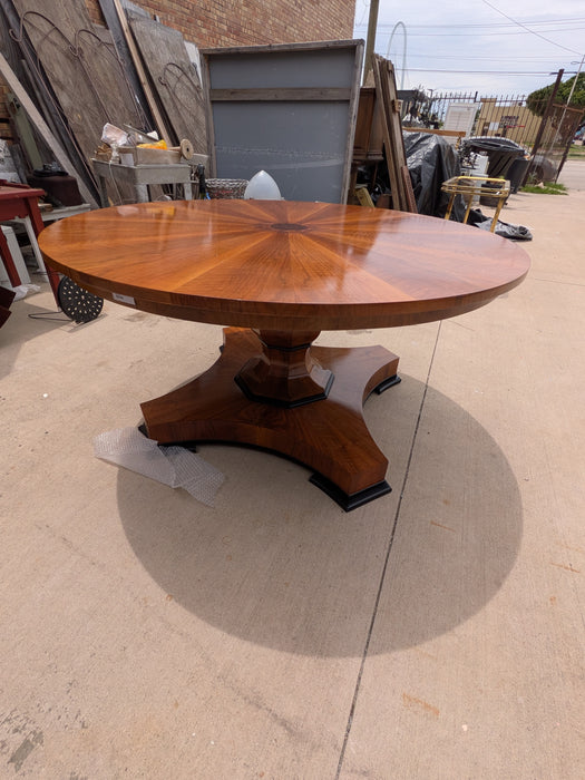 LARGE ROUND BIEDERMEIER STYLE TABLE