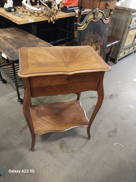 MAHOGANY SUNBURST WORK TABLE