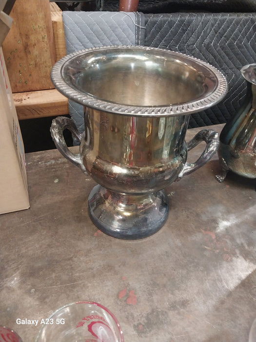 SILVER PLATE  WINE CHILLER