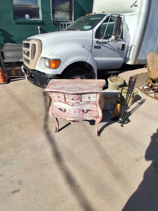 SMALL PAINTED BOMBAY CHEST