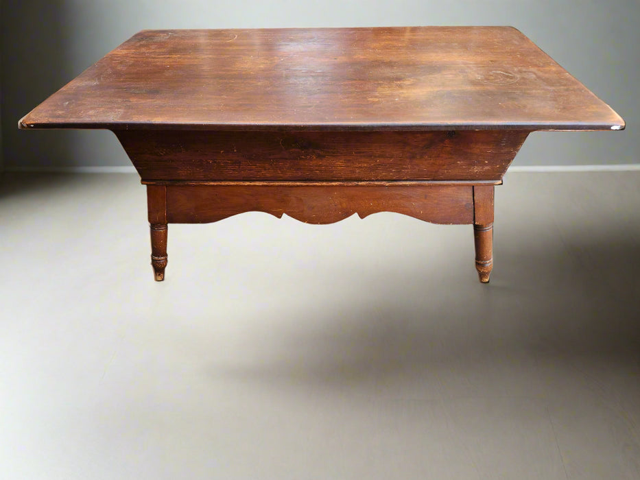 ANTIQUE 19TH CENTURY DOUGH BOWL TABLE