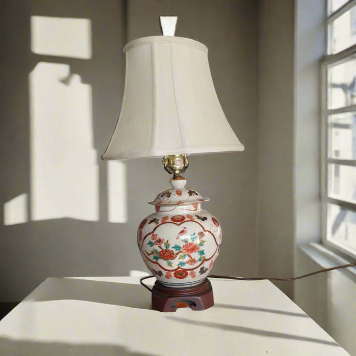 ASIAN LAMP WITH SHADE