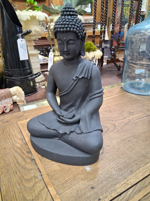 BLACK RESIN BUDDHA