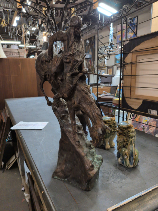 LARGE REMINGTON BRONZE RESTRIKE